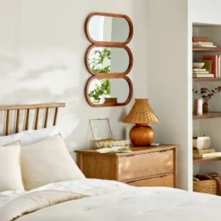 32"x26" Wood Framed Triple Oval Mirror - Hearth & Handâ„¢ With Magnolia