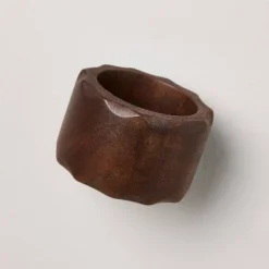 Carved Edge Napkin Ring - Hearth & Hand™ With Magnolia -Cozy Living Hub GUEST 11423975 9af9 43d8 9afd 304b96a8a462