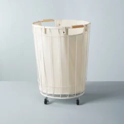 Wire & Fabric Laundry Hamper Sour Cream - Hearth & Hand™ With Magnolia 9 Wire & Fabric Laundry Hamper Sour Cream - Hearth & Hand™ With Magnolia -Cozy Living Hub GUEST 1172c23f 3103 40d4 b324 2c56bdd6ddc9