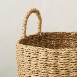 Large Twisted Seagrass Storage Basket - Hearth & Hand™ With Magnolia -Cozy Living Hub GUEST 13ac1fab 4281 45dc 8aa0 433581076183