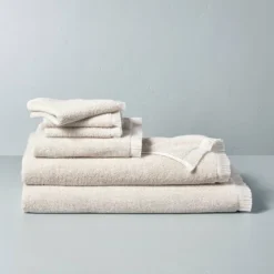 Microstripe Terry Cotton Bath Linens Taupe - Hearth & Hand™ With Magnolia -Cozy Living Hub GUEST 13e9335a de88 40ad 9488 747fe536691a