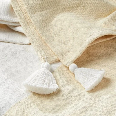 Tasseled Color Block Woven Throw Blanket - Hearth & Hand™ With Magnolia 6 Tasseled Color Block Woven Throw Blanket - Hearth & Hand™ With Magnolia - Image 6