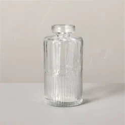 Ribbed Clear Glass Bud Vase - Hearth & Hand™ With Magnolia -Cozy Living Hub GUEST 2286386d 3a94 4818 84ed f09772246027