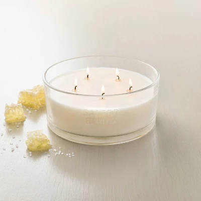 5 Wick Glass Salted Honey Jar Candle 34oz - Hearth & Hand™ With Magnolia 1 5 Wick Glass Salted Honey Jar Candle 34oz - Hearth & Hand™ With Magnolia