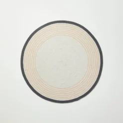 Round Border Stripe Braided Area Rug Neutral - Hearth & Hand™ With Magnolia -Cozy Living Hub GUEST 23efbf88 d6a6 44d4 a17e 2a0c02a67837