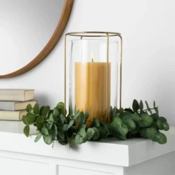 Faux Eucalyptus Wreath - Hearth & Handâ„¢ With Magnolia