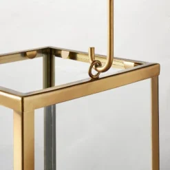 Square Metal & Glass Pillar Candle Lantern - Hearth & Hand™ With Magnolia 5 Square Metal & Glass Pillar Candle Lantern - Hearth & Hand™ With Magnolia -Cozy Living Hub GUEST 24966467 9c7c 4826 9a4c abbcf6598992