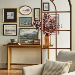 6.5"x8.5" Horizontal Landscape Road Framed Wall Art - Hearth & Handâ„¢ With Magnolia