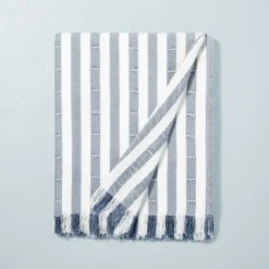 Clipped Stripe Dobby Throw Blanket - Hearth & Hand™ With Magnolia -Cozy Living Hub GUEST 2d0d653d 2119 4fb5 8cf6 0e8be35fefe1