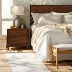 Texture Border Stripe Rug Cream/Silver Gray - Hearth & Handâ„¢ With Magnolia