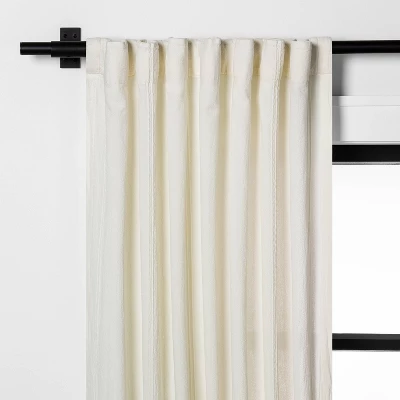 Tonal Texture Curtain Panel Sour Cream - Hearth & Hand™ With Magnolia 6 Tonal Texture Curtain Panel Sour Cream - Hearth & Hand™ With Magnolia - Image 6