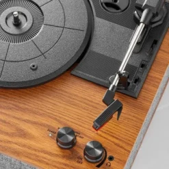 3-Speed Record Player Brown/Gray - Hearth & Hand™ With Magnolia 6 3-Speed Record Player Brown/Gray - Hearth & Hand™ With Magnolia -Cozy Living Hub GUEST 38f5f3a4 be30 4624 9c9a 3488c5481e06