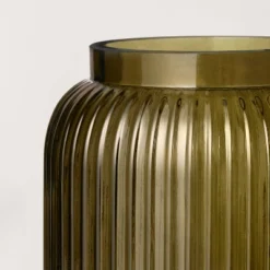 Ribbed Glass Jug Vase Dark Green - Hearth & Hand™ With Magnolia -Cozy Living Hub GUEST 3b88faa0 254e 4d08 85ce bee525d3cdd2