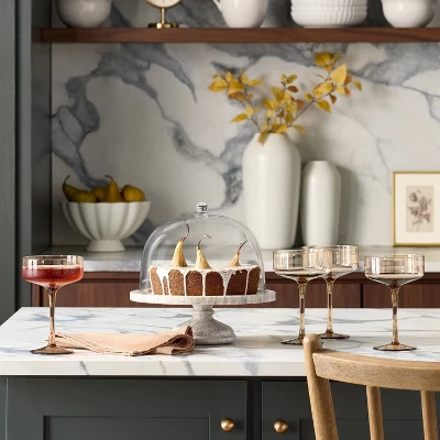 9.8oz Tinted Glass Coupe Drinkware - Hearth & Hand™ With Magnolia 1 9.8oz Tinted Glass Coupe Drinkware - Hearth & Hand™ With Magnolia