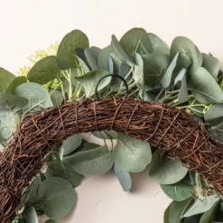 20" Faux Seeded Eucalyptus With Berry Wreath - Hearth & Hand™ With Magnolia -Cozy Living Hub GUEST 41a13a96 c221 49a5 8b77 d32654409299
