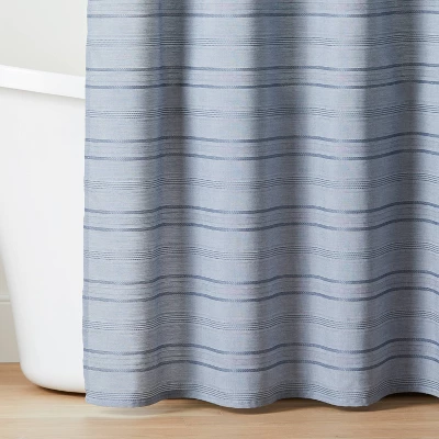 Tonal Stripe Woven Shower Curtain - Hearth & Hand™ With Magnolia 1 Tonal Stripe Woven Shower Curtain - Hearth & Hand™ With Magnolia