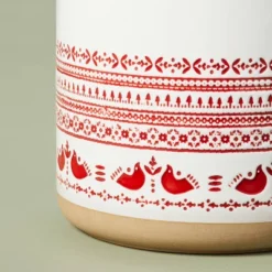 115oz Nordic Christmas Fair Isle Stoneware Cookie Jar Cream/Red - Hearth & Hand™ With Magnolia 5 115oz Nordic Christmas Fair Isle Stoneware Cookie Jar Cream/Red - Hearth & Hand™ With Magnolia -Cozy Living Hub GUEST 4b6aca89 70f2 4cfb 971d 100335a98b0d