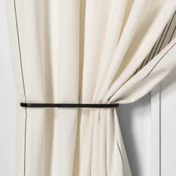 Drapery Holdback Matte Black - Hearth & Handâ„¢ With Magnolia