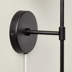 Fabric Shade Wall Sconce Black/Cream - Hearth & Hand™ With Magnolia 7 Fabric Shade Wall Sconce Black/Cream - Hearth & Hand™ With Magnolia -Cozy Living Hub GUEST 51cb8839 55f3 4ab8 ab1b 827de63a5283