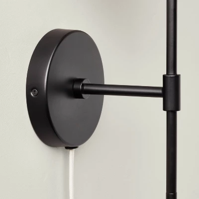 Fabric Shade Wall Sconce Black/Cream - Hearth & Hand™ With Magnolia 3 Fabric Shade Wall Sconce Black/Cream - Hearth & Hand™ With Magnolia - Image 3