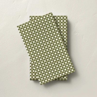 16ct Gingham Paper Guest Towels Green - Hearth & Hand™ With Magnolia 3 16ct Gingham Paper Guest Towels Green - Hearth & Hand™ With Magnolia - Image 3