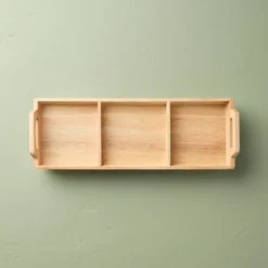 19" Foldable Wood Serving Tray Brown - Hearth & Hand™ With Magnolia -Cozy Living Hub GUEST 5ae34040 e61b 4881 b887 ca90ae2249df