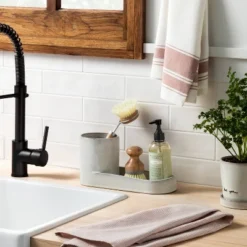 Palm Dish Brush - Hearth & Hand™ With Magnolia: Ergonomic Wooden Kitchen Cleaning Tool