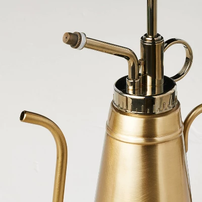 8.5" Lightweight Metal Plant Mister Brass Finish - Hearth & Hand™ With Magnolia 2 8.5" Lightweight Metal Plant Mister Brass Finish - Hearth & Hand™ With Magnolia - Image 2