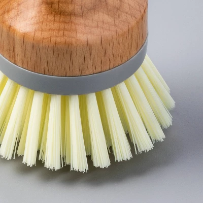Palm Dish Brush - Hearth & Hand™ With Magnolia: Ergonomic Wooden Kitchen Cleaning Tool 2 Palm Dish Brush - Hearth & Hand™ With Magnolia: Ergonomic Wooden Kitchen Cleaning Tool - Image 2