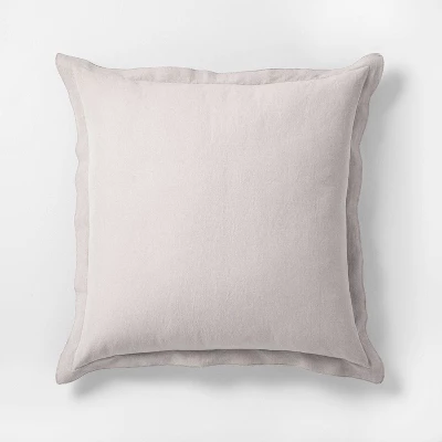 26"x26" Cotton & Linen Blend Euro Pillow - Hearth & Hand™ With Magnolia 5 26"x26" Cotton & Linen Blend Euro Pillow - Hearth & Hand™ With Magnolia - Image 5