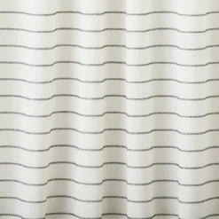 Blanket Stitch Curtain Panel Dark Gray/Cream - Hearth & Handâ„¢ With Magnolia