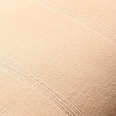 14"x36" Vertical Stripe Decorative Lumbar Throw Pillow Blush - Hearth & Hand™ With Magnolia 2 14"x36" Vertical Stripe Decorative Lumbar Throw Pillow Blush - Hearth & Hand™ With Magnolia - Image 2