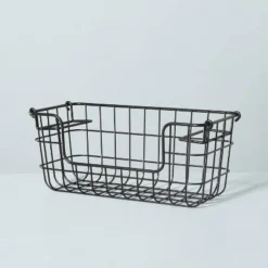 Stacking Wire Storage Basket Matte Black - Hearth & Hand™ With Magnolia 8 Stacking Wire Storage Basket Matte Black - Hearth & Hand™ With Magnolia -Cozy Living Hub GUEST 7f465f04 db4c 47cf 9411 7c8a601ab948