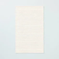 Textured Stripe Indoor/Outdoor Woven Area Rug Beige/Cream - Hearth & Hand™ With Magnolia 8 Textured Stripe Indoor/Outdoor Woven Area Rug Beige/Cream - Hearth & Hand™ With Magnolia -Cozy Living Hub GUEST 81adbddd c71c 4ad6 a930 83f20b4a4740