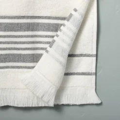 Multistripe Bath Towels Cream/Gray - Hearth & Hand™ With Magnolia 8 Multistripe Bath Towels Cream/Gray - Hearth & Hand™ With Magnolia -Cozy Living Hub GUEST 82d541a5 984c 4560 a2fc 306bc106083c