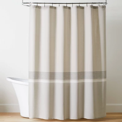 Color Block Striped Woven Shower Curtain - Hearth & Hand™ With Magnolia 4 Color Block Striped Woven Shower Curtain - Hearth & Hand™ With Magnolia - Image 4