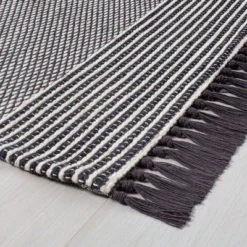 Textured Border Stripe Area Rug - Hearth & Handâ„¢ With Magnolia