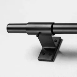 Steel Curtain Rod Matte Black - Hearth & Hand™ With Magnolia -Cozy Living Hub GUEST 93451e14 271e 4685 a29b 53f19cc87dba