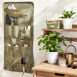 Canvas Gardening Tool Wall Organizer Green - Hearth & Handâ„¢ With Magnolia
