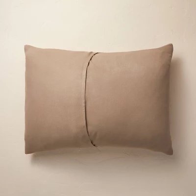 3pc Heathered Stripe Comforter Bedding Set Brown - Hearth & Hand™ With Magnolia 4 3pc Heathered Stripe Comforter Bedding Set Brown - Hearth & Hand™ With Magnolia - Image 4