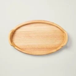 18" Round Rubberwood Serving Tray With Handles - Hearth & Hand™ With Magnolia 7 18" Round Rubberwood Serving Tray With Handles - Hearth & Hand™ With Magnolia -Cozy Living Hub GUEST 9dfe6745 df85 4bb9 8698 e2da552e57ca