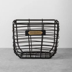 Wire Storage Basket Black - Hearth & Hand™ With Magnolia -Cozy Living Hub GUEST 9efe2300 6485 4139 a4f9 0d72fff69623