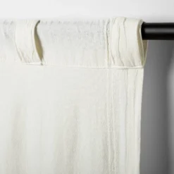 Tonal Texture Curtain Panel Sour Cream - Hearth & Hand™ With Magnolia 9 Tonal Texture Curtain Panel Sour Cream - Hearth & Hand™ With Magnolia -Cozy Living Hub GUEST a3759400 9398 4b46 97a0 2fba23657e88