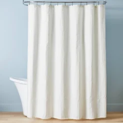 Crinkle Stripe Woven Shower Curtain - Hearth & Hand™ With Magnolia -Cozy Living Hub GUEST a4db4300 5a76 4a9f 9868 e69b64040512