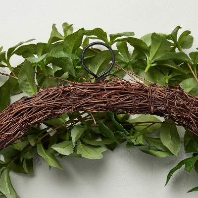 24" Faux Gypsophila Wreath - Hearth & Hand™ With Magnolia 3 24" Faux Gypsophila Wreath - Hearth & Hand™ With Magnolia - Image 3