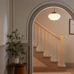 Milk Glass Adjustable Pendant Ceiling Light - Hearth & Handâ„¢ With Magnolia