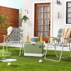 Hard-Sided 80can/54qt Two-Tone Cooler Green/Cream - Hearth & Handâ„¢ With Magnolia