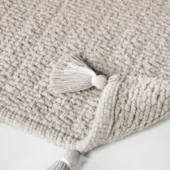 20" X 32" Solid Tassels Bath Rug Gray - Hearth & Hand™ With Magnolia 5 20" X 32" Solid Tassels Bath Rug Gray - Hearth & Hand™ With Magnolia -Cozy Living Hub GUEST b90ed812 f2fc 4c43 9a96 6805656b4891