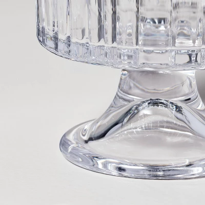 4pk 8oz Fluted Glass Parfait Cup Set Clear - Hearth & Hand™ With Magnolia 2 4pk 8oz Fluted Glass Parfait Cup Set Clear - Hearth & Hand™ With Magnolia - Image 2