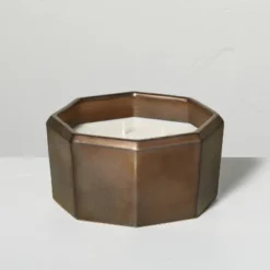 Octagonal Ceramic Cashmere & Suede Fall Jar Candle Metallic Bronze - Hearth & Hand™ With Magnolia 9 Octagonal Ceramic Cashmere & Suede Fall Jar Candle Metallic Bronze - Hearth & Hand™ With Magnolia -Cozy Living Hub GUEST bb6f1e7c 11d2 4ed8 a084 2f6573d24c6b 2